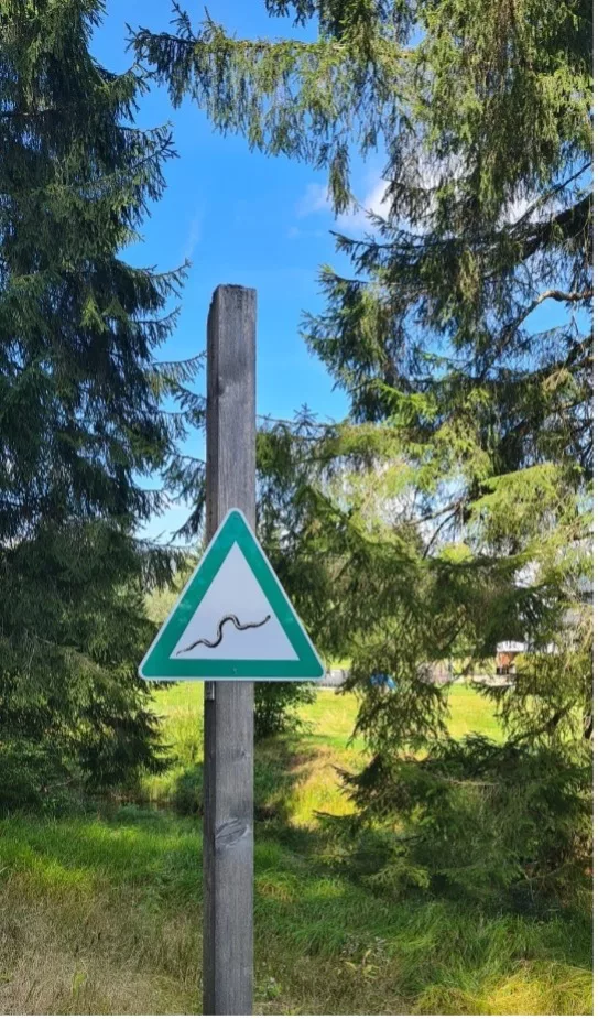 Warnung vor gefährlichen Tieren im Nationalpark