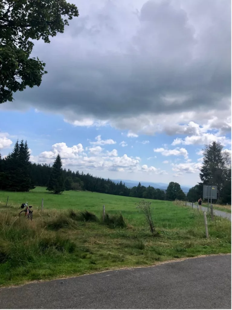 Blick von CZ-Grenze Richtung Bayern